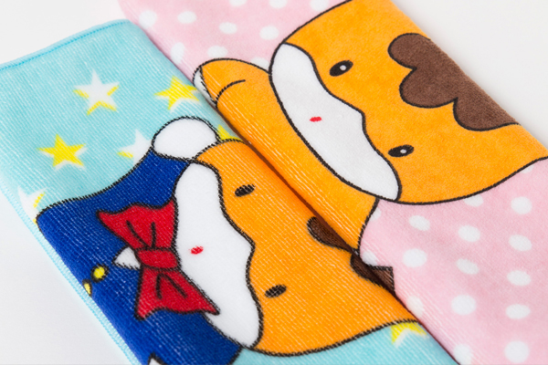 ぐんまちゃん ミニタオル ブルー